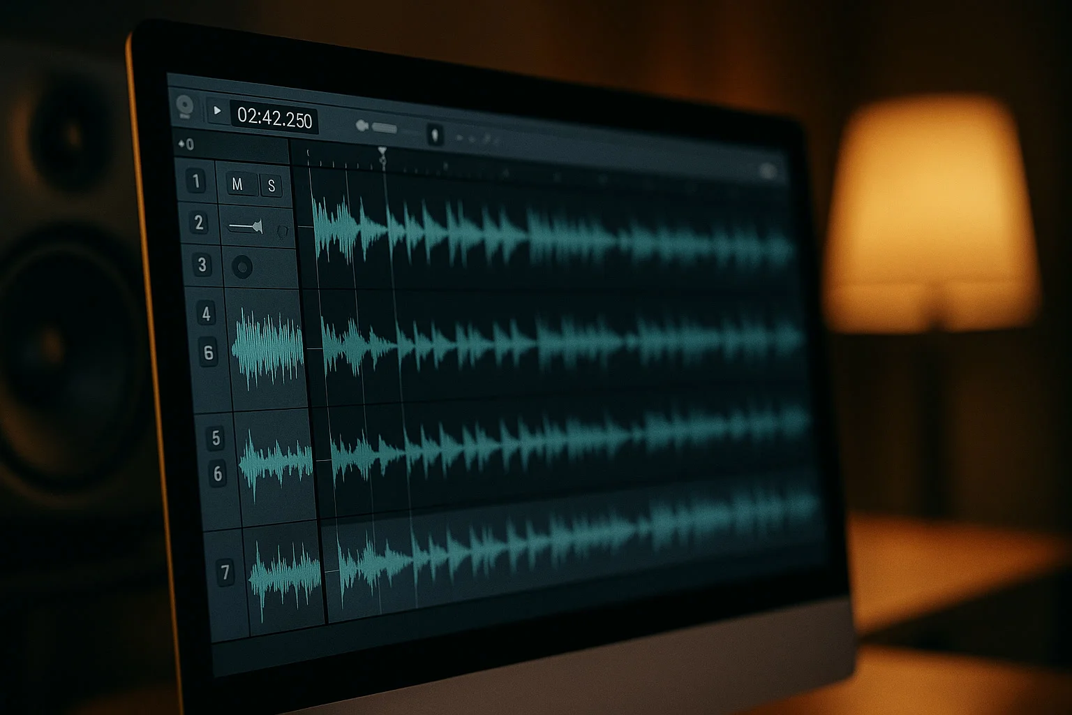 Multitrack waveform monitoring