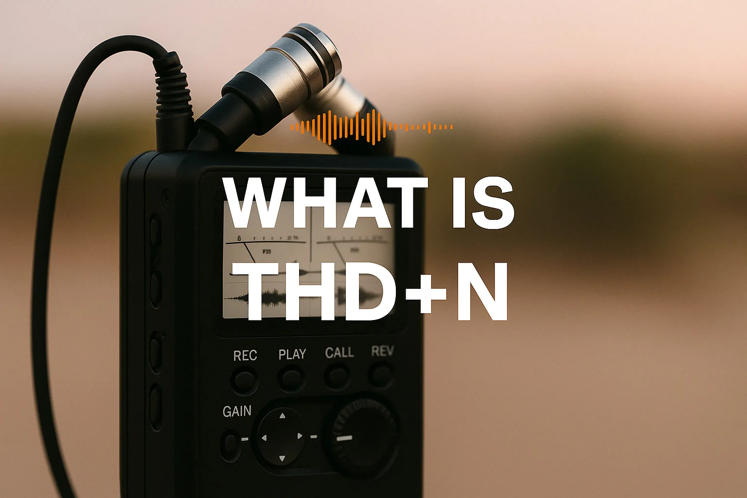什么是总谐波失真加噪声（THD+N）？