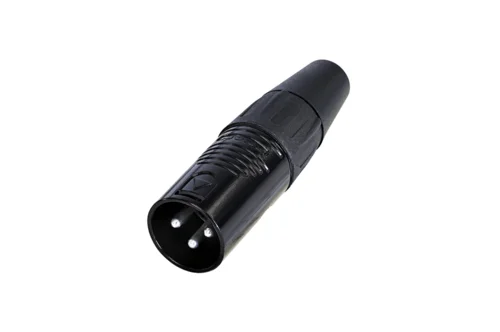 3芯公头XLR电缆连接器