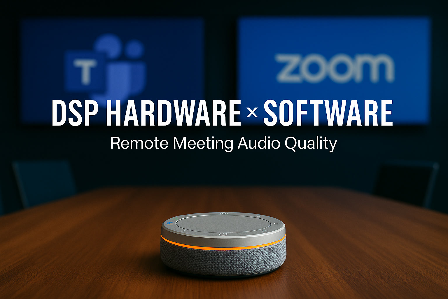 DSP Hardware vs. Software in Remote Meetings: Who Ensures Sound Quality?