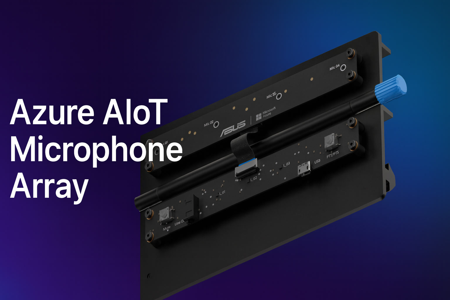 Compatible Microphone Array Development Kit for Microsoft Azure