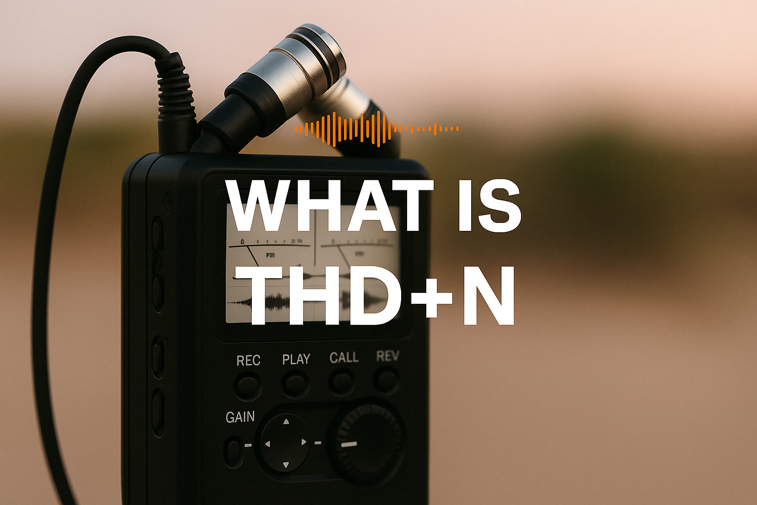 什么是总谐波失真加噪声（THD+N）？