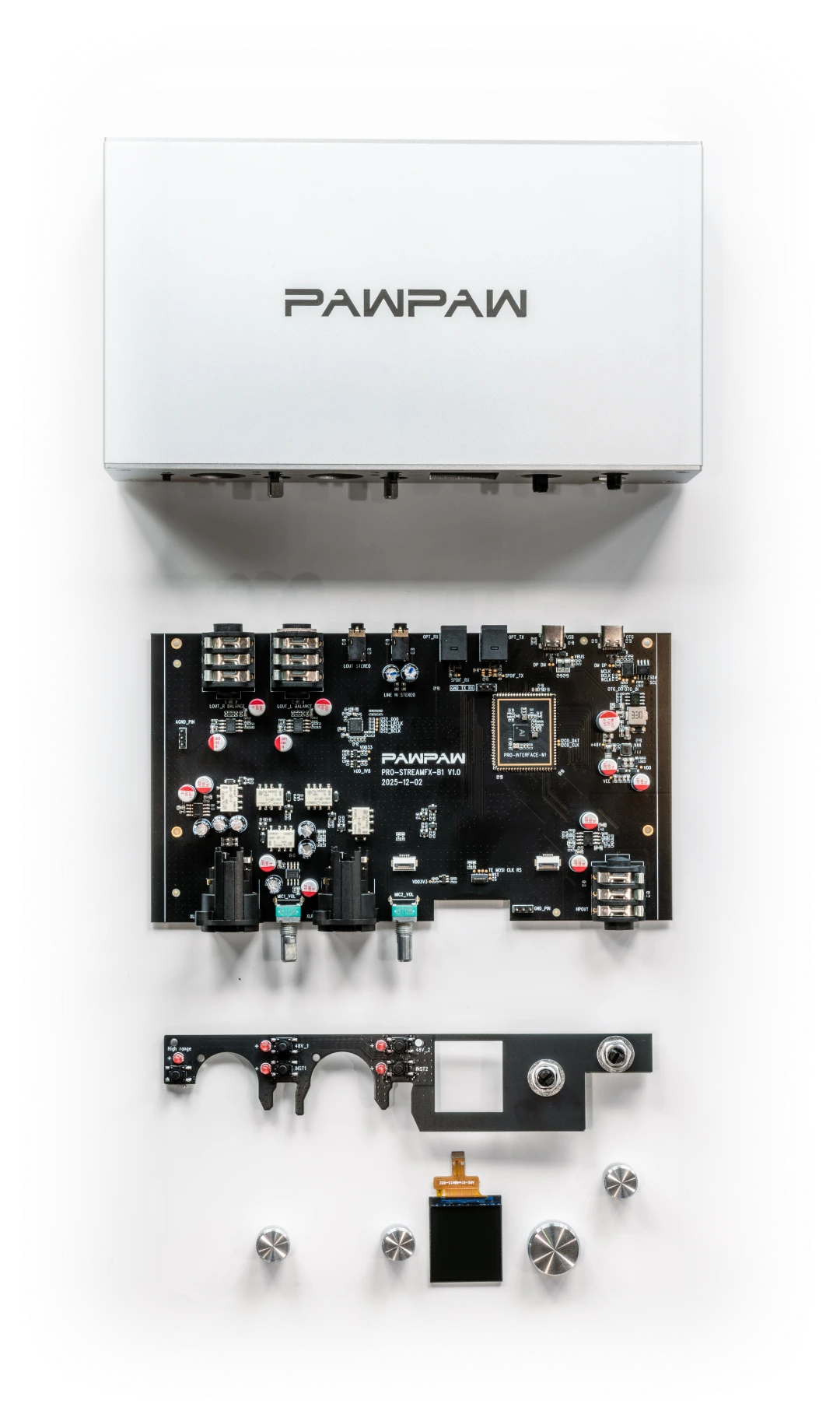 Professional Audio Interface with Hardware FX